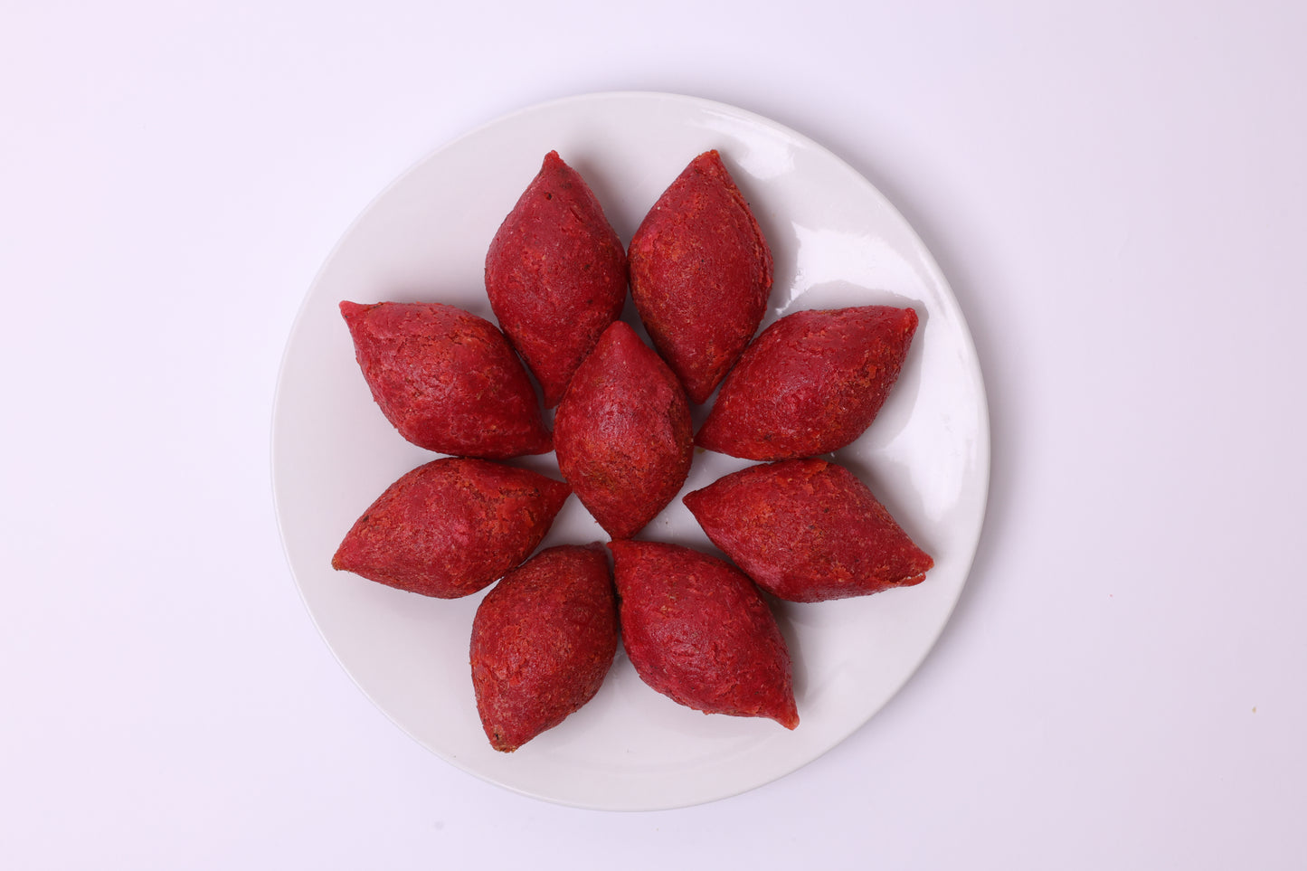 Beetroot Kebeh with Pine Nuts - كبة الشمندر بالصنوبر