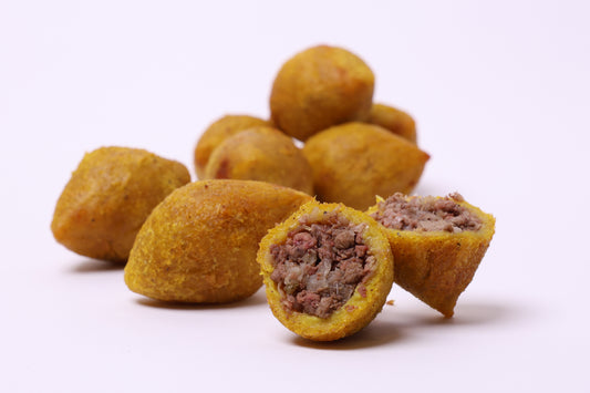 Potato Kebeh with Pine Nuts - كبة البطاطا بالصنوبر